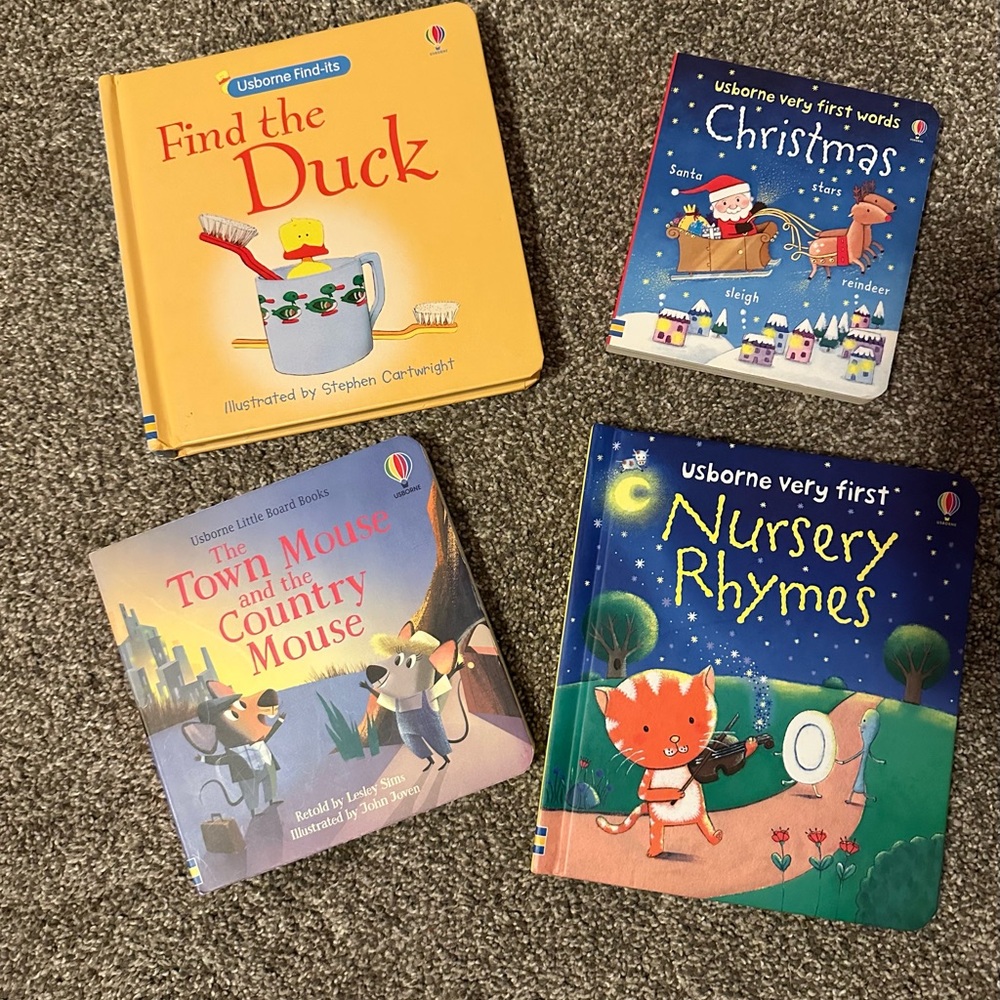 Usborne Kids Book Set -Colorful Learning Collection